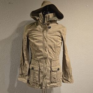 Abercrombie & Fitch Tan Utility Jacket